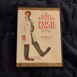 Universal Patch Adams DVD Cover – White, Red, Gold